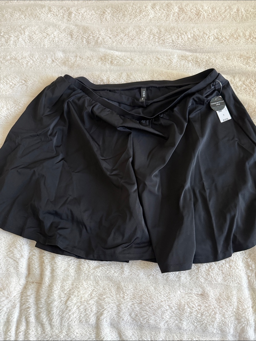 torrid Black Swim skirt with shorts
